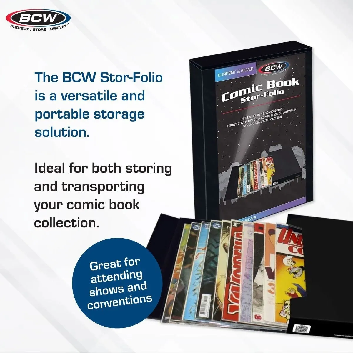 BCW Comic Book Stor-Folio - Black