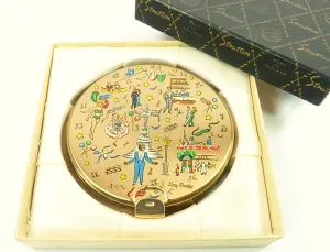 Extremely Rare Unused 1950s Stratton Glamorizer (Early) Powder Compact