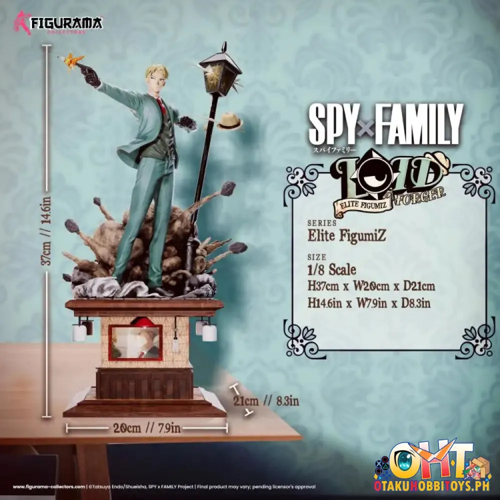 Figurama Collectors SPY X FAMILY ELITE FIGUMIZ STATUES 1/8 The Forger Family Limited Edition Statue Set