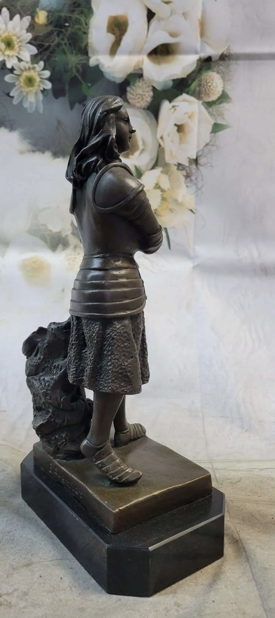 French Saint Joan of Arc Bronze Statue Sculpture Figure Fremiet 12" x 5"