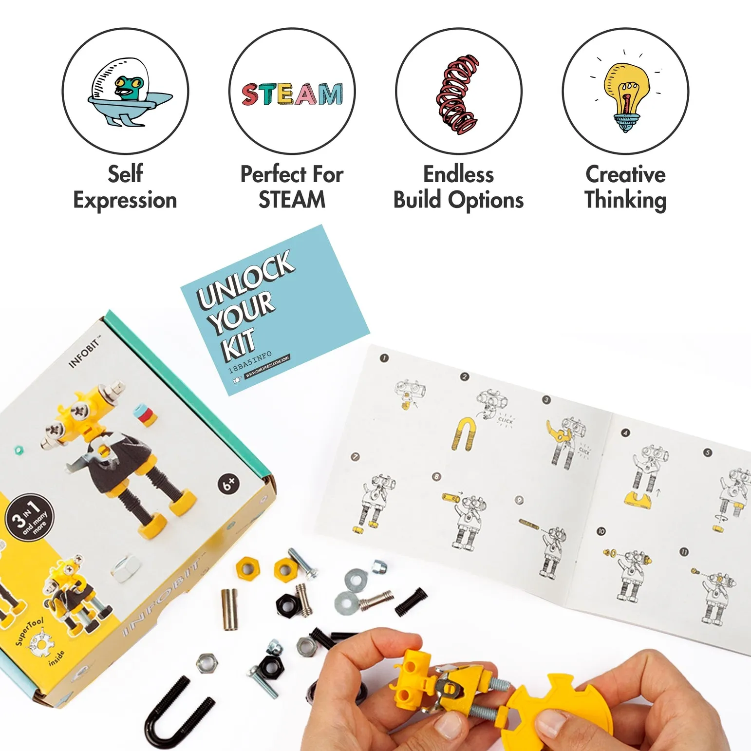 InfoBit Character Kit by The OffBits