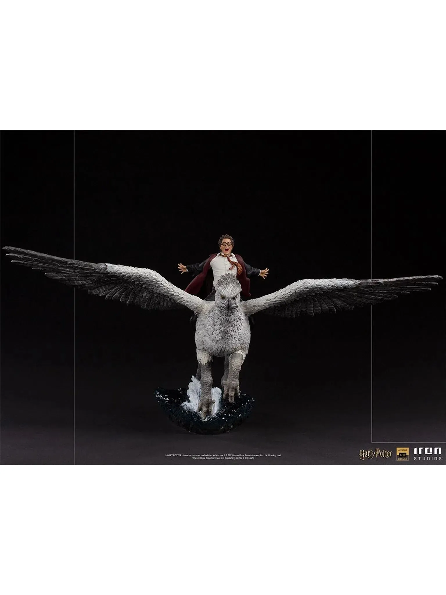 IRON STUDIOS HARRY POTTER AND BUCKBEAK DELUXE 1/10 WBHPM41021-10