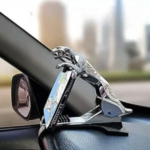 Jaguar Car Mobile Phone Holder | Mount Stand - Adjustable Clip Holder for Dashboard