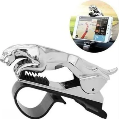 Jaguar Car Mobile Phone Holder | Mount Stand - Adjustable Clip Holder for Dashboard