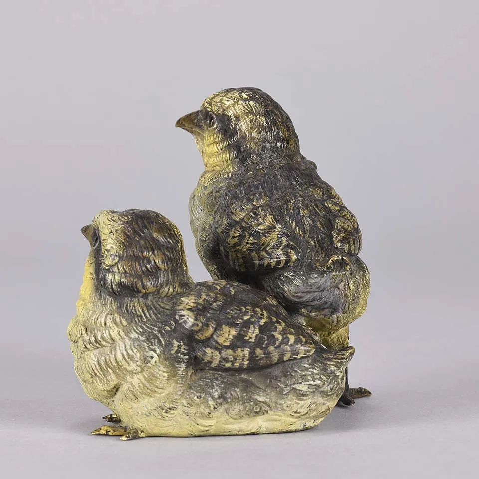 'Pair of Chicks' by Franz Bergman