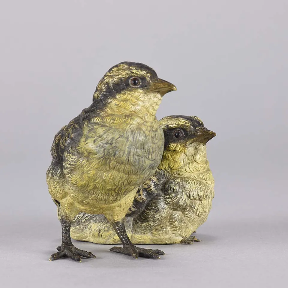 'Pair of Chicks' by Franz Bergman