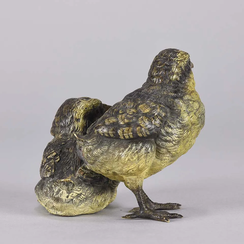 'Pair of Chicks' by Franz Bergman