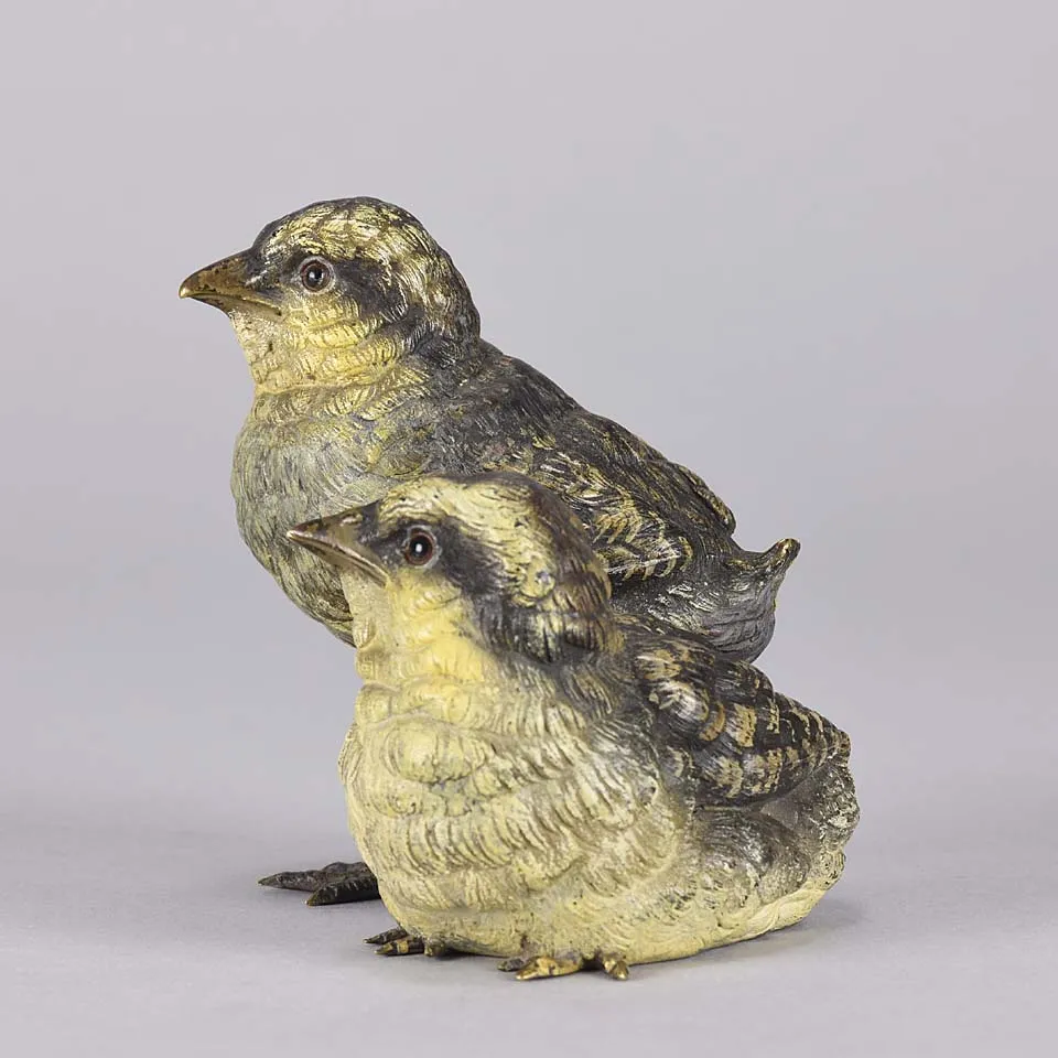 'Pair of Chicks' by Franz Bergman