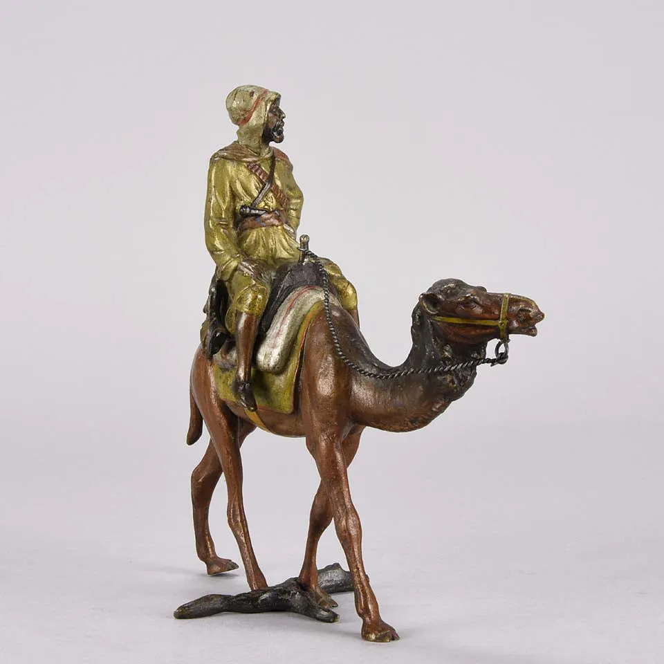 "Camel with Arab Warrior" by Bergman