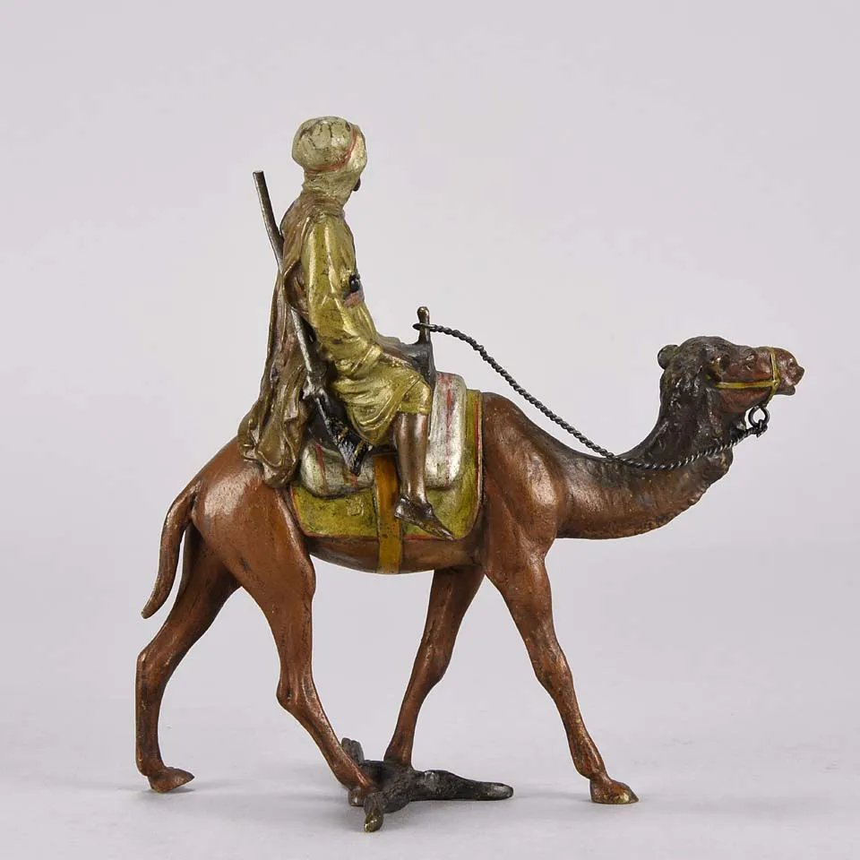 "Camel with Arab Warrior" by Bergman