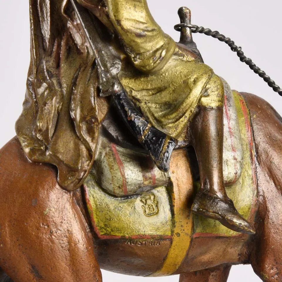 "Camel with Arab Warrior" by Bergman