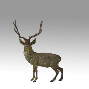 "Standing Stag" by Franz Bergman