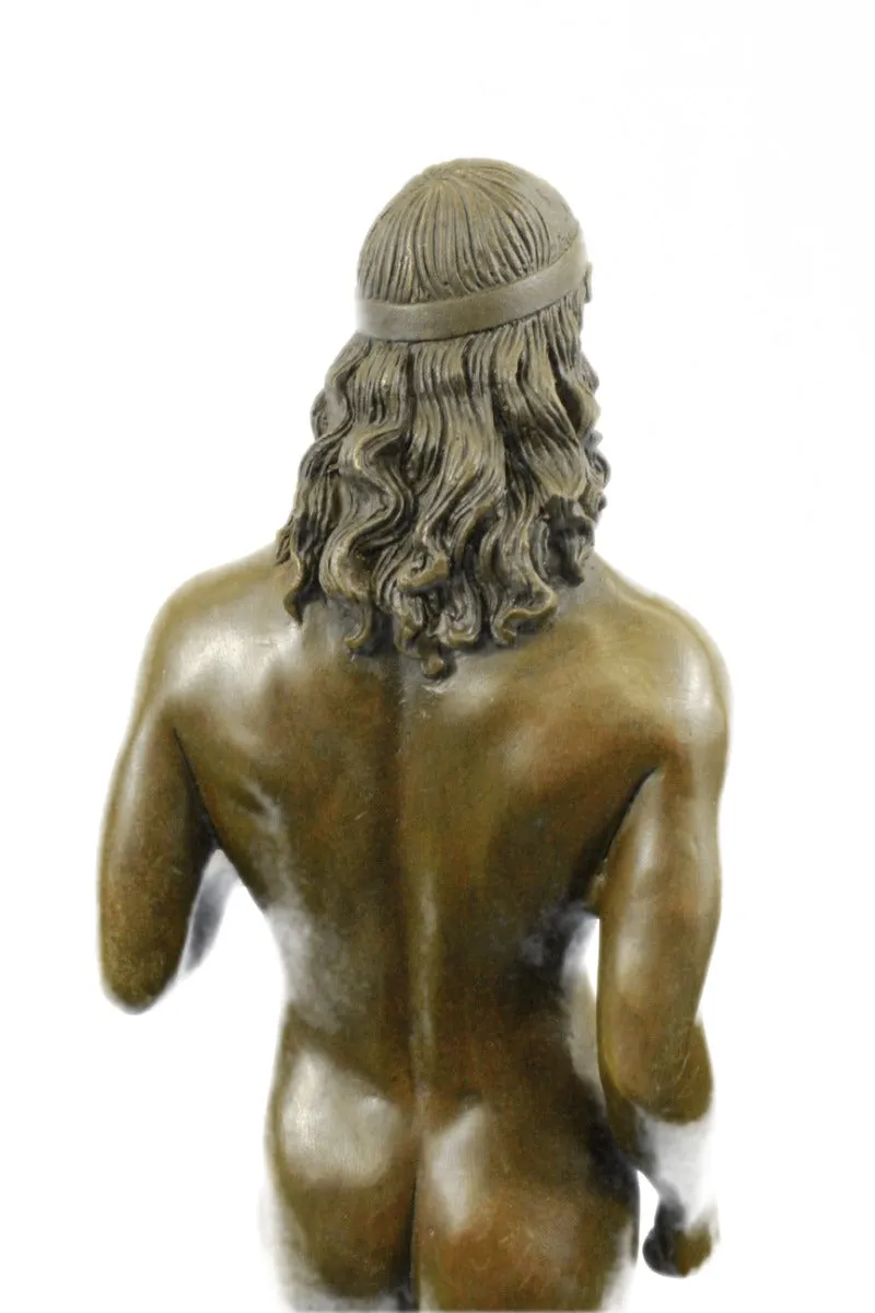Roman Hercules Nude Male Bronze Sculpture Milo Figure Statue Figurine Art Decor