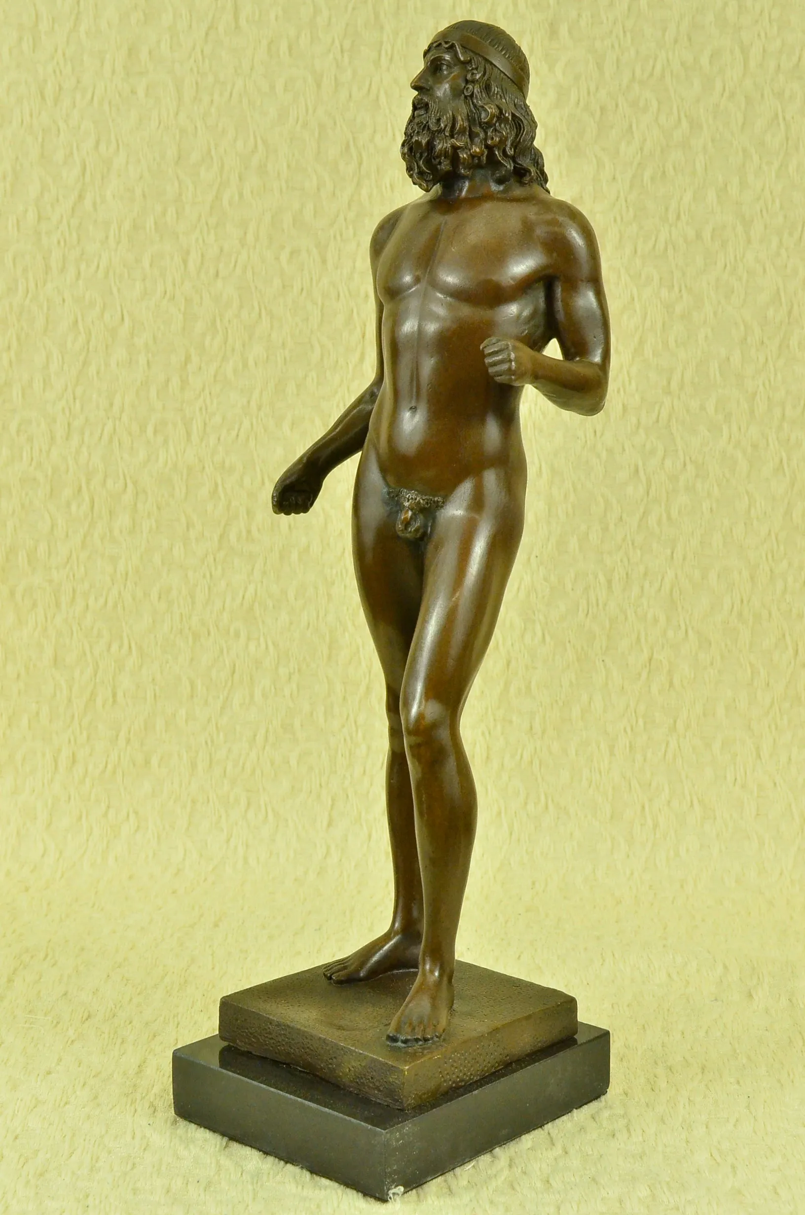 Roman Hercules Nude Male Bronze Sculpture Milo Figure Statue Figurine Art Decor