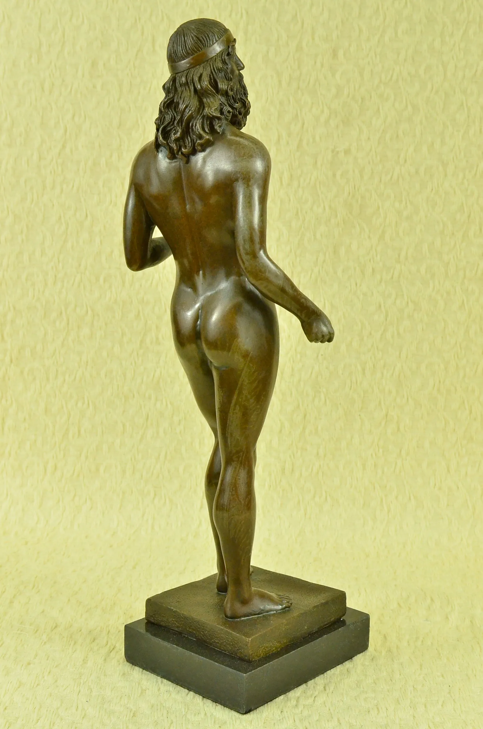 Roman Hercules Nude Male Bronze Sculpture Milo Figure Statue Figurine Art Decor