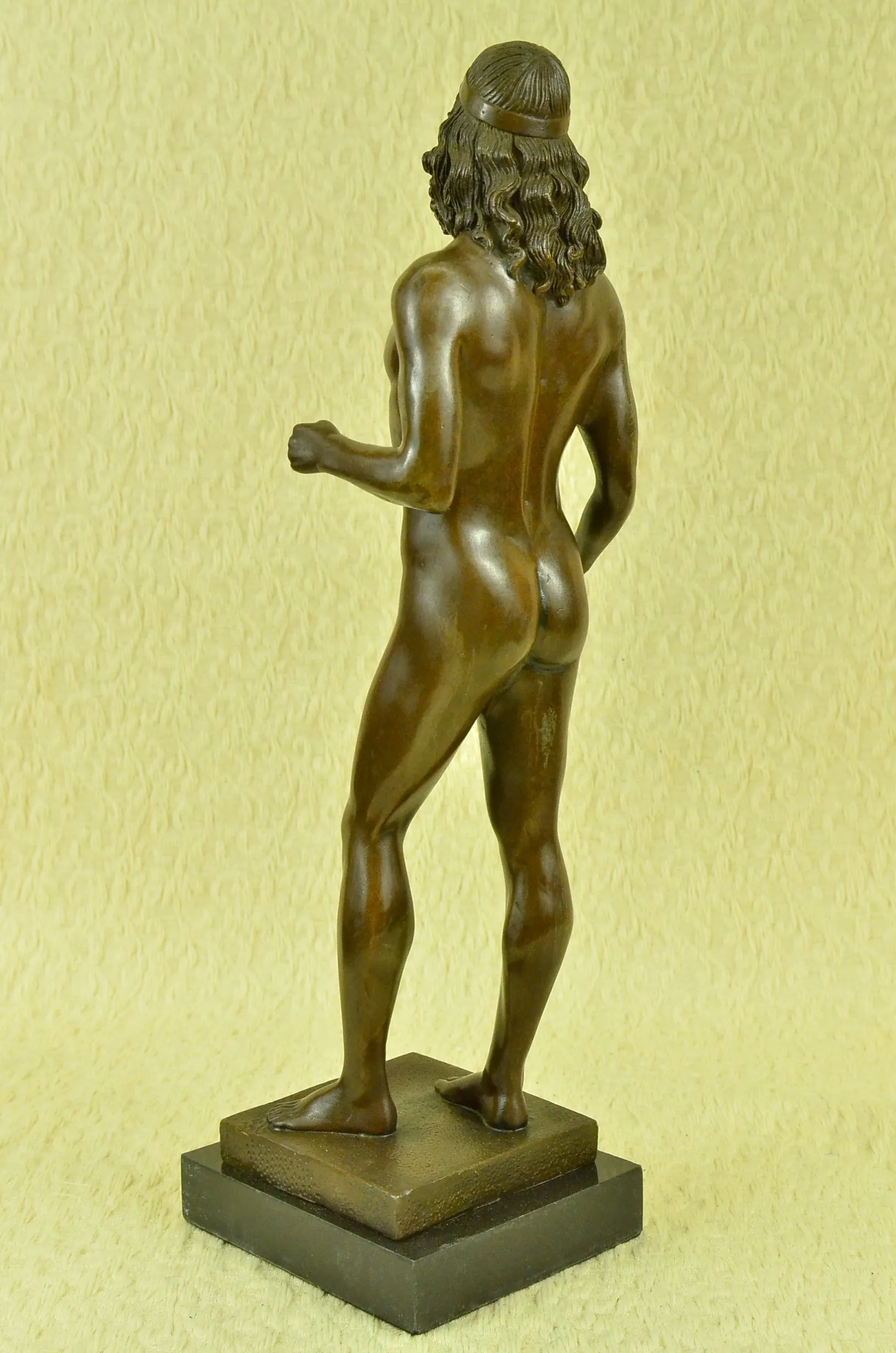 Roman Hercules Nude Male Bronze Sculpture Milo Figure Statue Figurine Art Decor