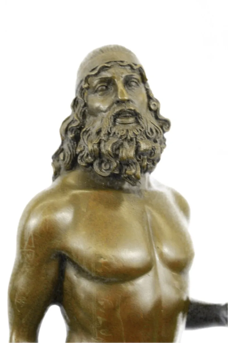 Roman Hercules Nude Male Bronze Sculpture Milo Figure Statue Figurine Art Decor