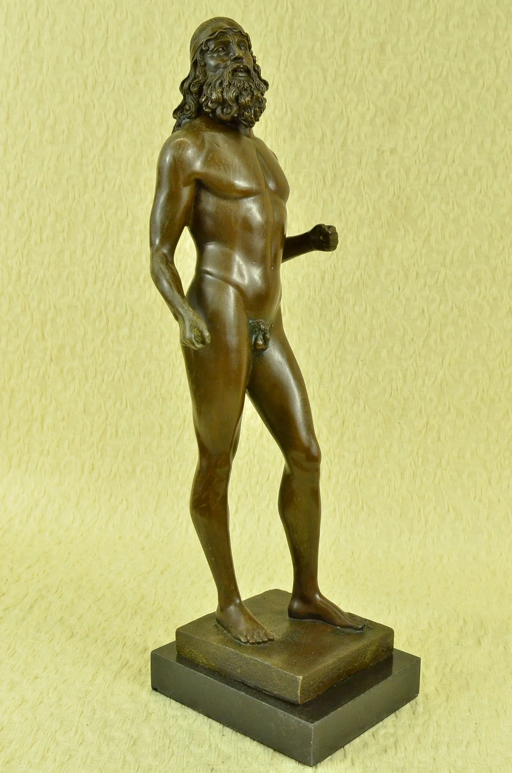 Roman Hercules Nude Male Bronze Sculpture Milo Figure Statue Figurine Art Decor