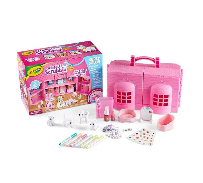 Scribble Scrubbie Pets, Super Salon