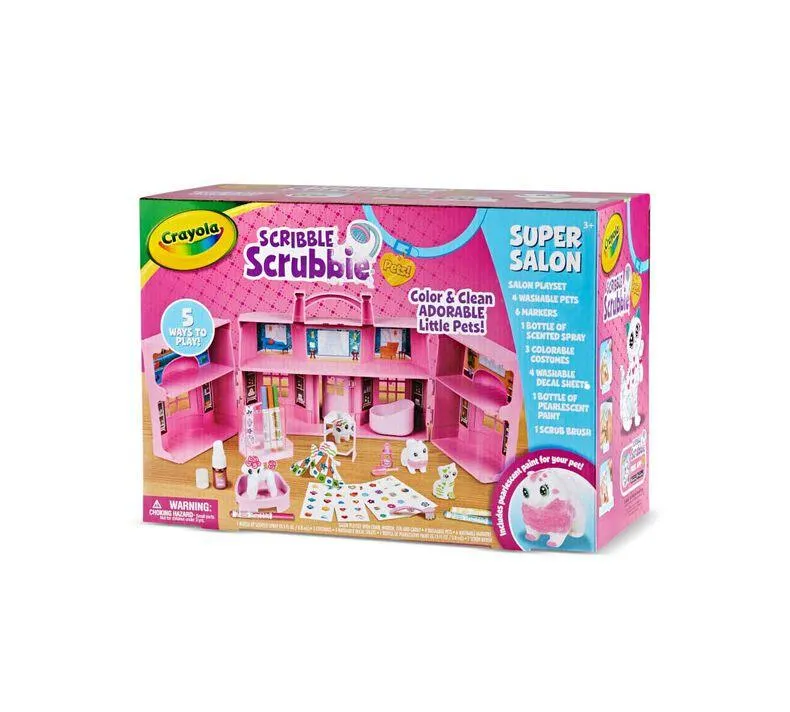 Scribble Scrubbie Pets, Super Salon