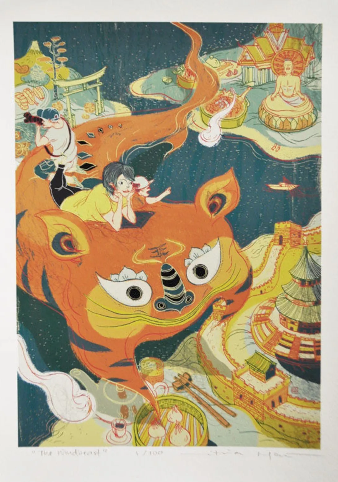 The Windbeast Giclee Print by Victo Ngai