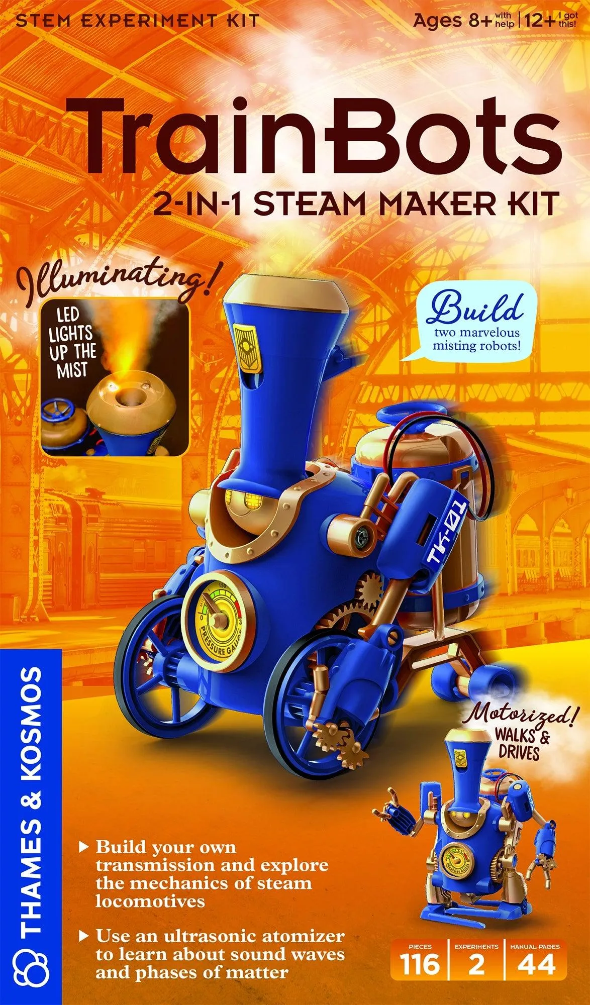 TrainBots: 2-in-1 STEAM Maker Kit