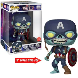 Zombie Captain America #949 - What If Funko Pop! [10-Inch GameStop Exclusive]